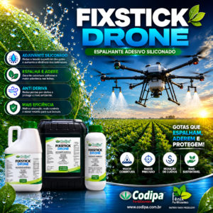 Leia mais sobre o artigo FIXSTICK DRONE : ADJUVANTE,ESPALHANTE ADEZIVO PARA DRONE